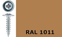 Саморез-клоп острый 4,2х13 окрашенный, RAL 1011 (коричнево-бежевый)